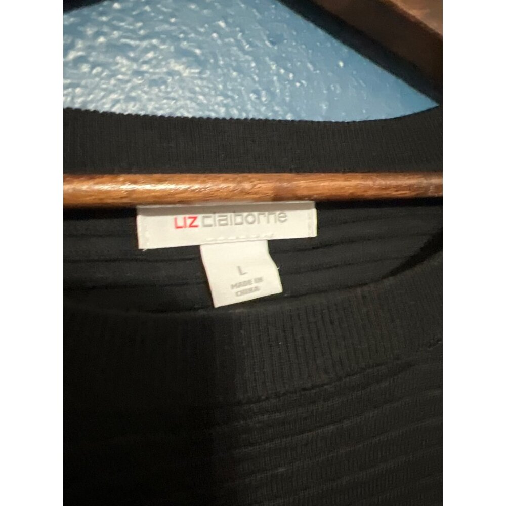 Liz Claiborne Ribbed Sweater Size L - Picture 3 of 7